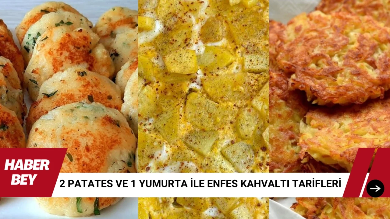 Patates ile yumurtanın enfes uyumuyla kahvaltılarınızı daha seviyeye taşıyın. Sadece 2 patates ve 1 yumurta ile hazırlayabileceğiniz bu kahvaltılıklar, ile herkes tariflerinize bayılacak.. Hemen deneyin