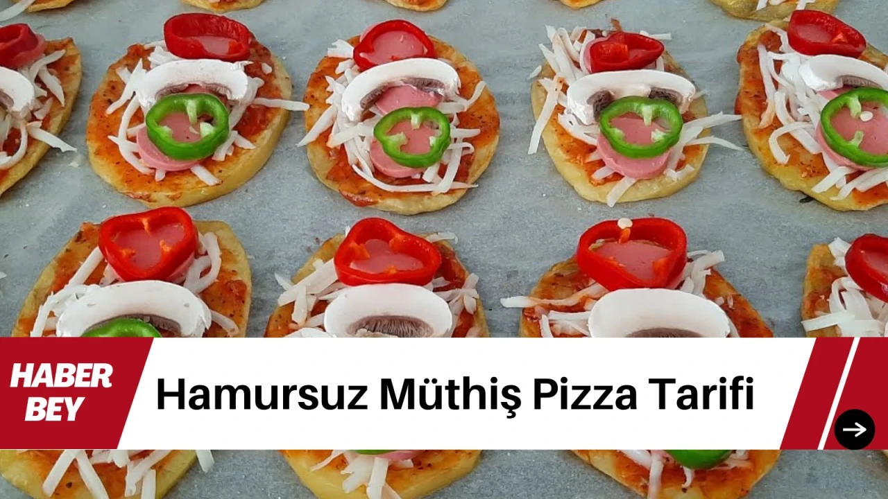 Hamursuz Müthiş Pizza Tarifi, Kalorisi Düşük, Kahvaltılık, Yemesi Kolay Özel, Değişik Pizza Tarifi ve Malzemeleri