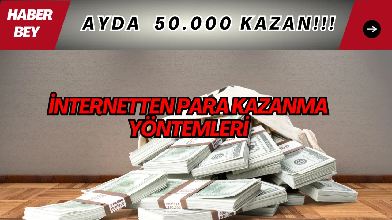 İnternetten Ayda 10, 20, 30, 40 Hatta 50 Bin TL kazanmak ister misin? Ya da Dolar ?