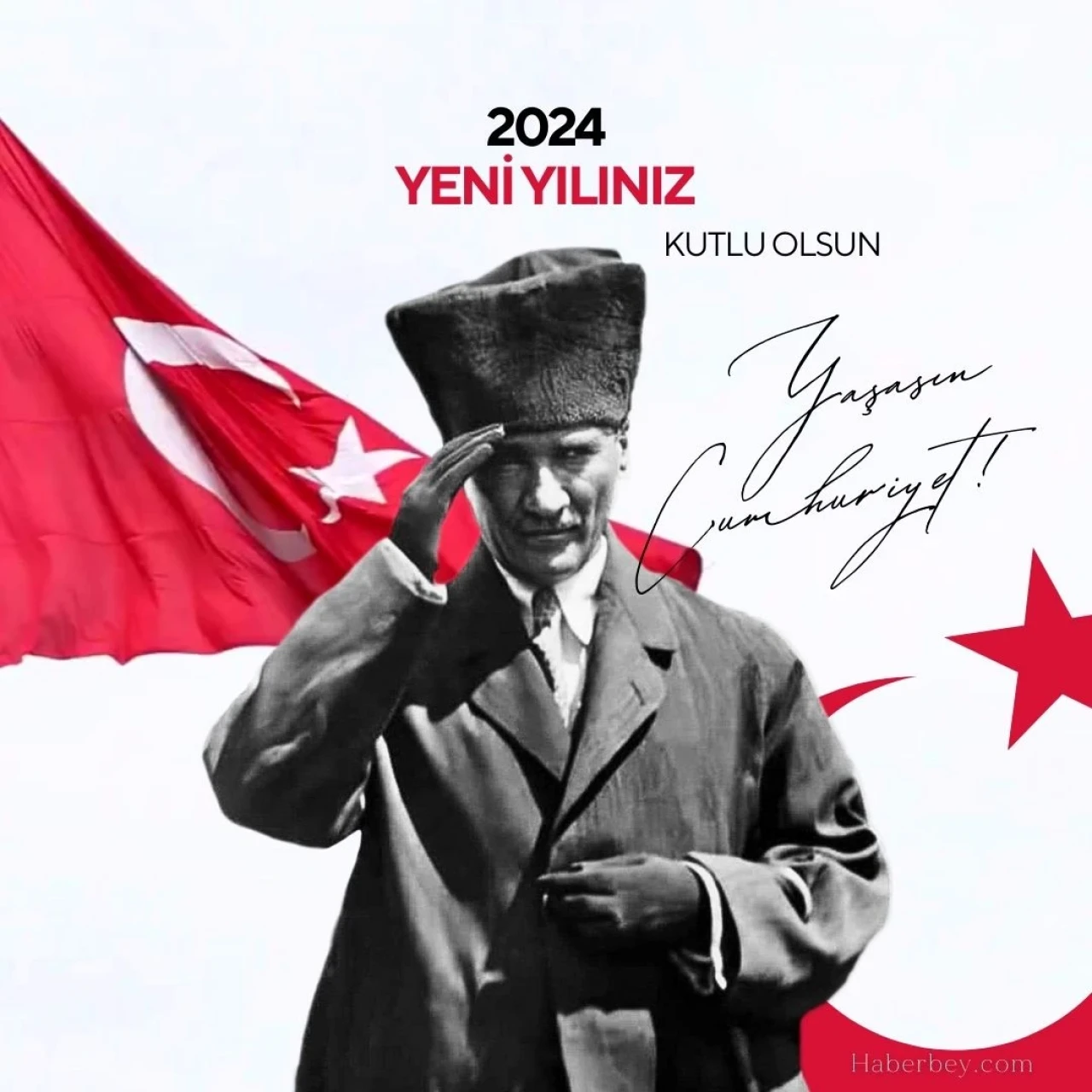 Yeni yıl Mesajları Atatürk'lü 2024: yılbaşı videoları 2024