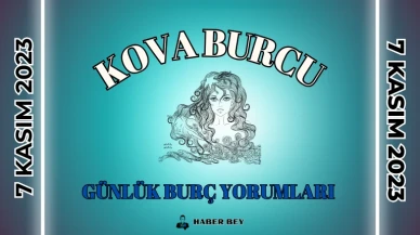 Kova Burcu Günlük Burç Yorumu 7 Kasım 2023