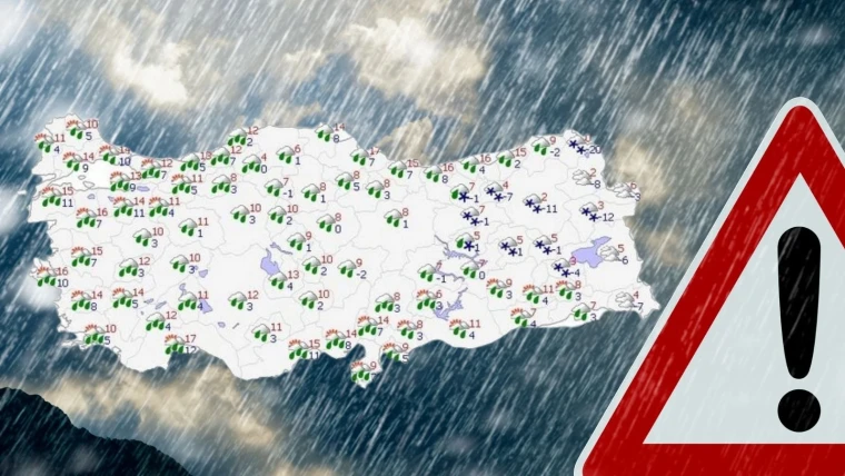 Meteoroloji Uyardı: Sarı Kodlu Uyarı! Dışarı Çıkmadan Önce Mutlaka okuyun